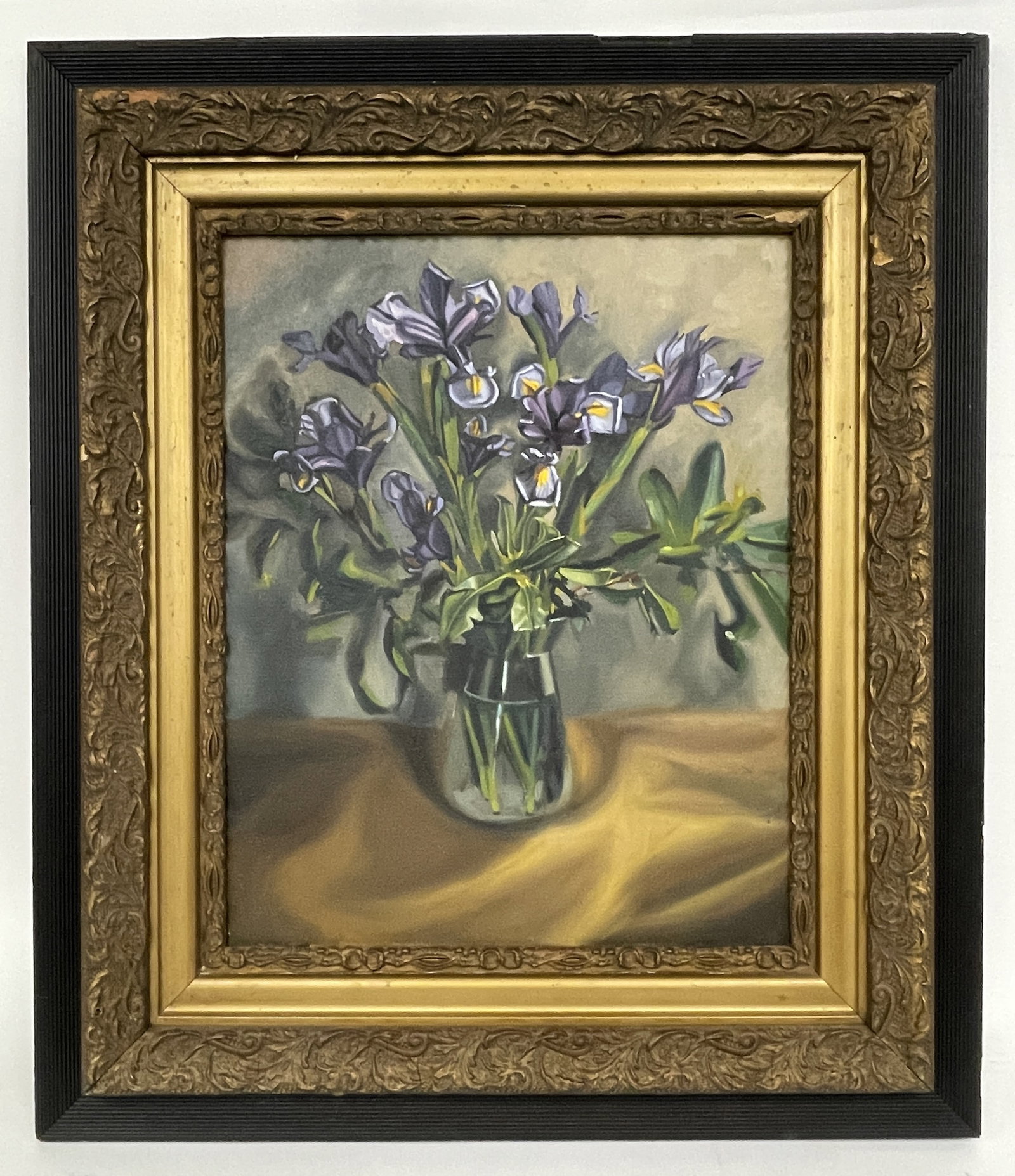 O/C OF FLOWERS IN A VASE: O/C OF FLOWERS IN A VASE 16" X 20" , 26" X 30" FR