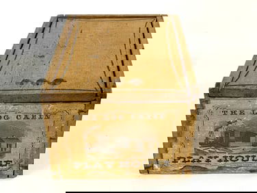 ANTIQUE LOG CABIN PLAYHOUSE