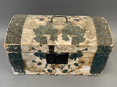 ANTIQUE DOME TOP WALLPAPER BOX