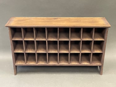 ANTIQUE PRIMITIVE SET OF CUBBIES