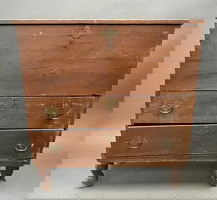 TWO DRAWER BLK CHEST