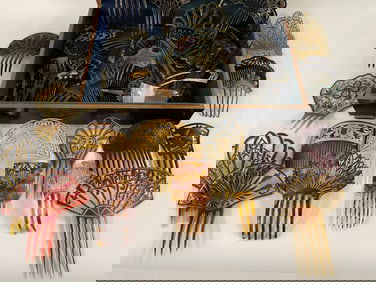 LARGE COLLECTION VICTORIAN HAIR COMBS