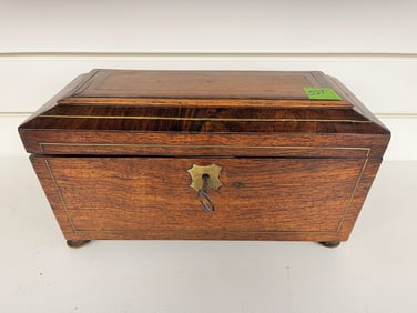 19TH C TEA CADDY