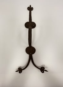 HIGHLY DECORATIVE HAND FORGED CUPBOARD DOOR HANDLE