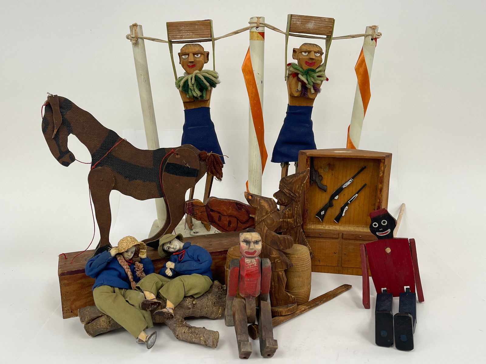 GROUPING OF FOLK ART TOYS (1 of 4)