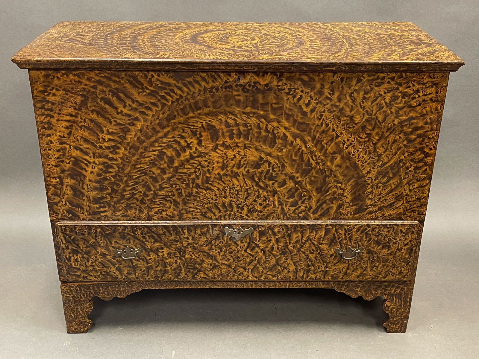 18TH C ONE DRAWER CHEST (1 of 6)