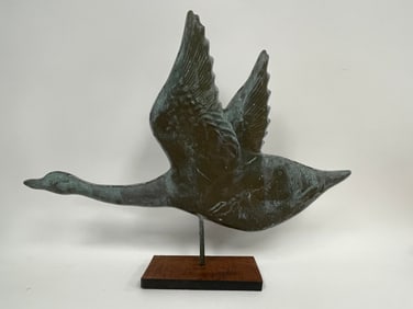 COPPER GOOSE WEATHERVANE