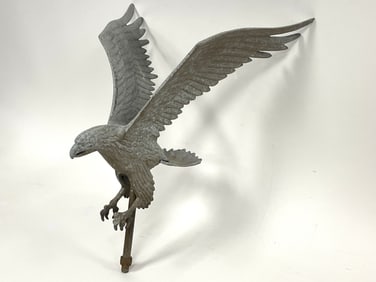 SOLID AMERICAN EAGLE FLAG POLE TOPPER