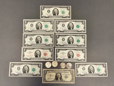 GROUPING OF AMERICAN CURRENCY