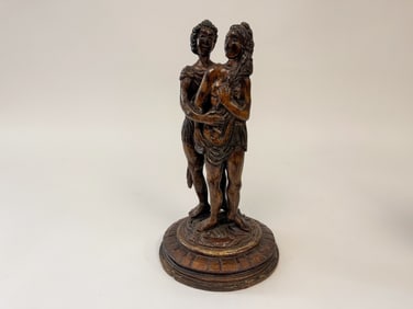 WOODEN STATUE OF GREEK GOD APOLLO