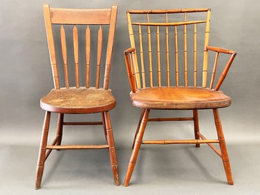 TWO EARLY CHAIRS