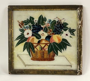 LARGE W/C THEOREM BASKET OF FRUIT