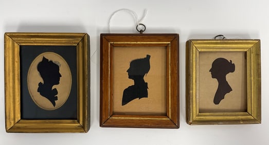 THREE SILHOUETTES OF LADIES