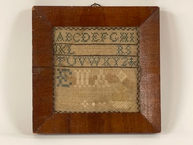 MINIATURE NEEDLEWORK SAMPLER