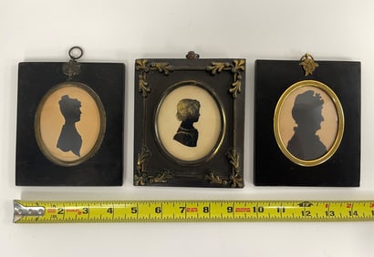 THREE SILHOUETTES OF LADIES