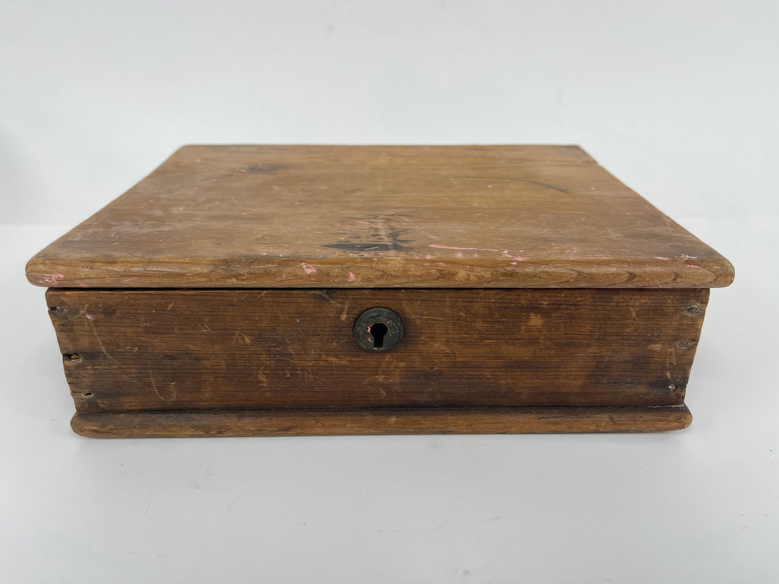 PRIMITIVE CHEST BOX WITH REMOVABLE TRAY (1 of 4)