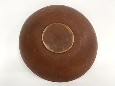 EARLY RED PAINTED BOWL