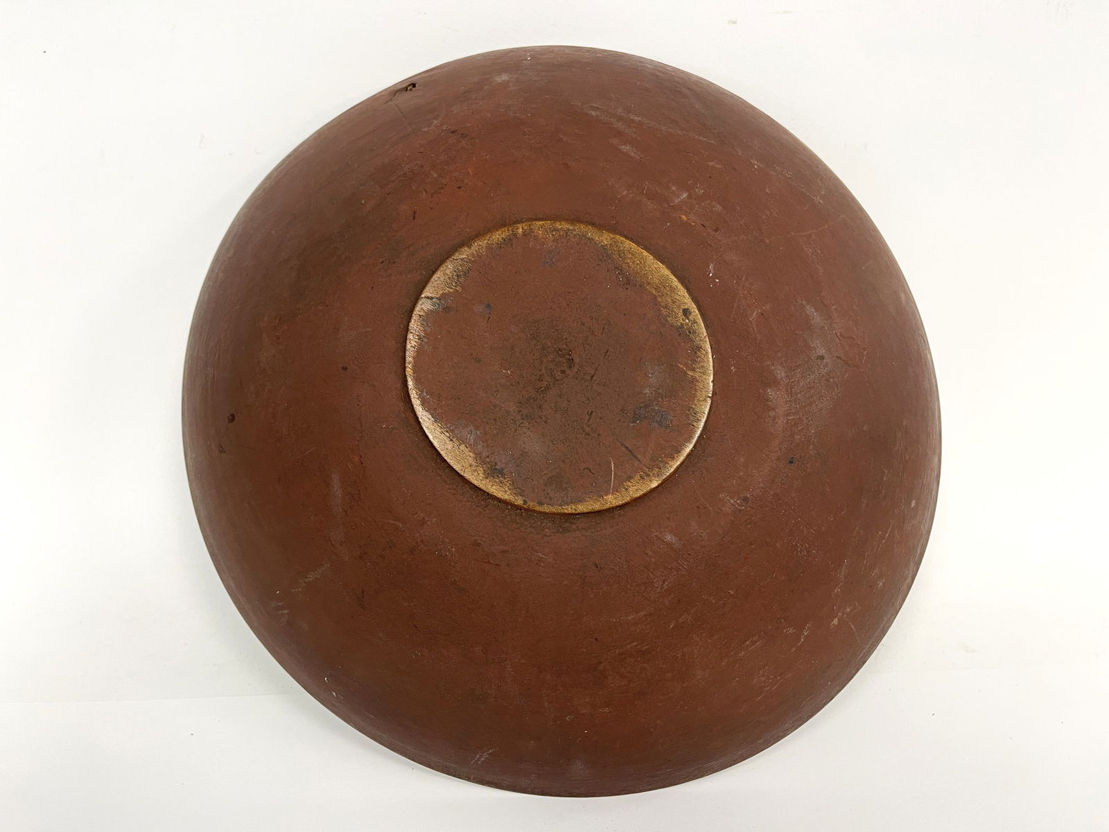 EARLY RED PAINTED BOWL (1 of 3)