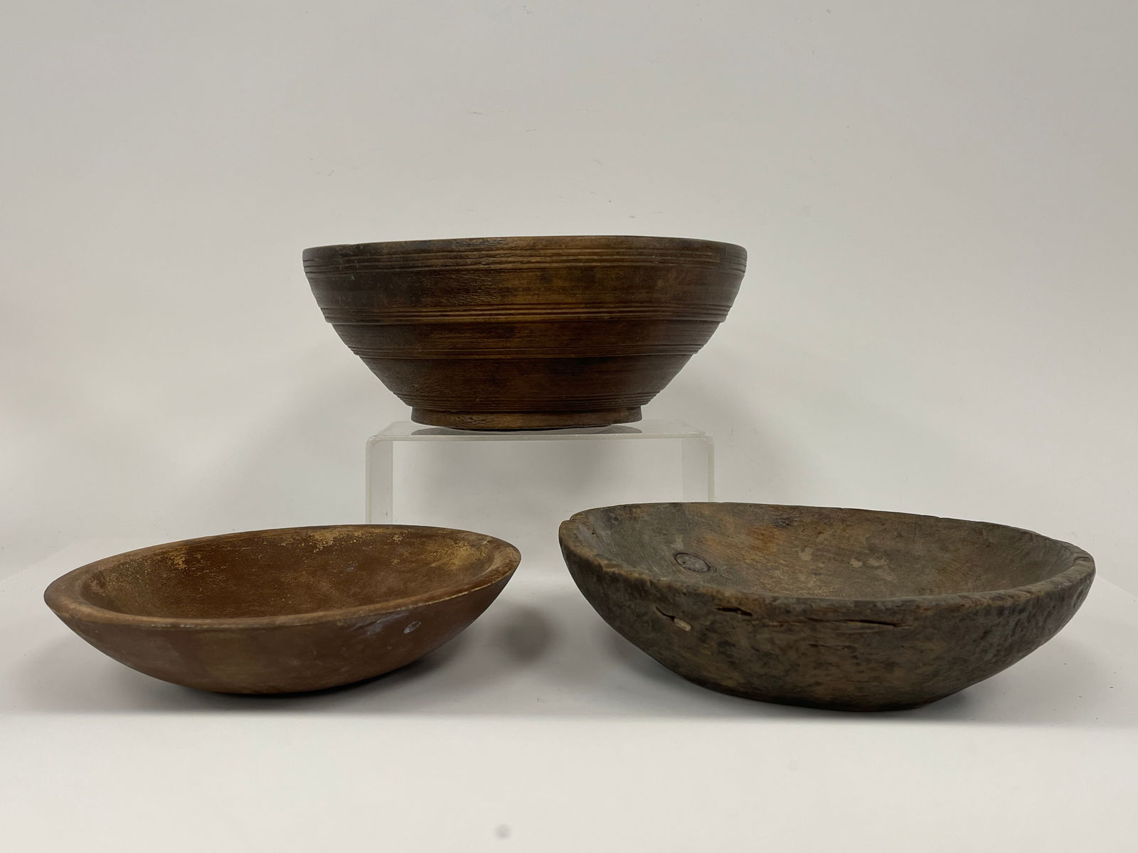GROUPING OF THREE EARLY BOWLS (1 of 4)