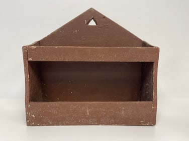 TWO TIER PAINTED WALL SHELF