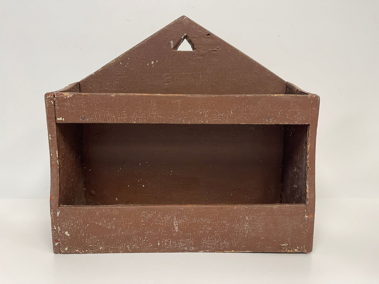 TWO TIER PAINTED WALL SHELF (1 of 5)