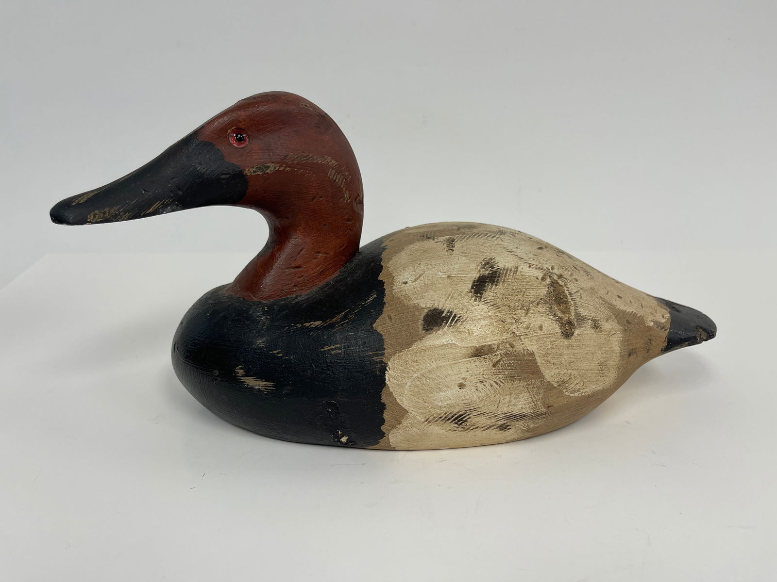 PAINTED DUCK DECOY SIGNED (1 of 4)