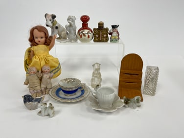 GROUPING OF DOLL AND RELATED ITEMS
