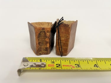 TWO MINIATURE HISTORY OF THE BIBLE 1823
