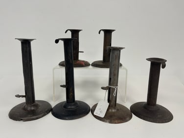 SIX MISC PUSH UP CANDLESTICKS