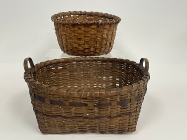 TWO SMALL BASKETS