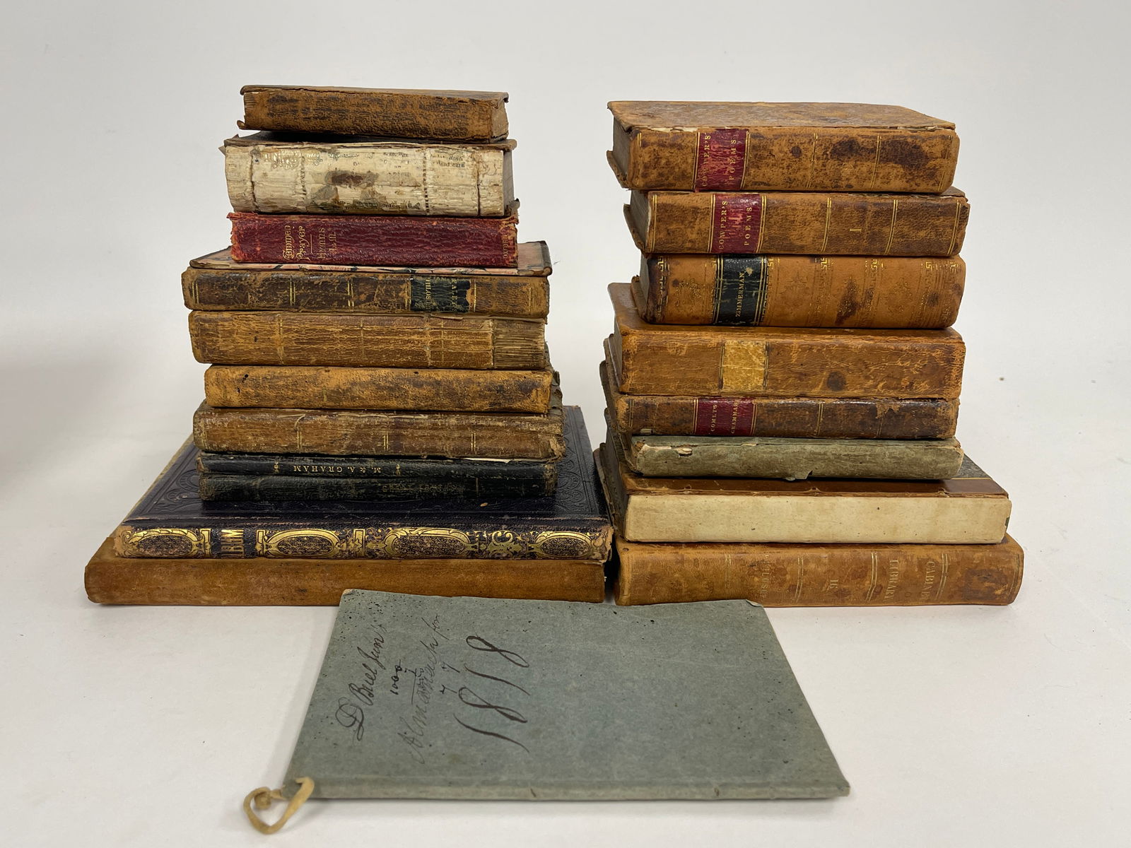 20 MISC LEATHER BOOKS (1 of 3)