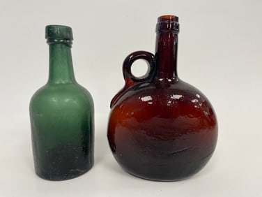 TWO EARLY BOTTLES 7",8"