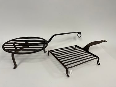 TWO IRON BROILERS FIXED,ROTATING