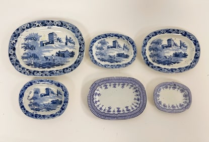 SIX CHILD DINNER PLATES