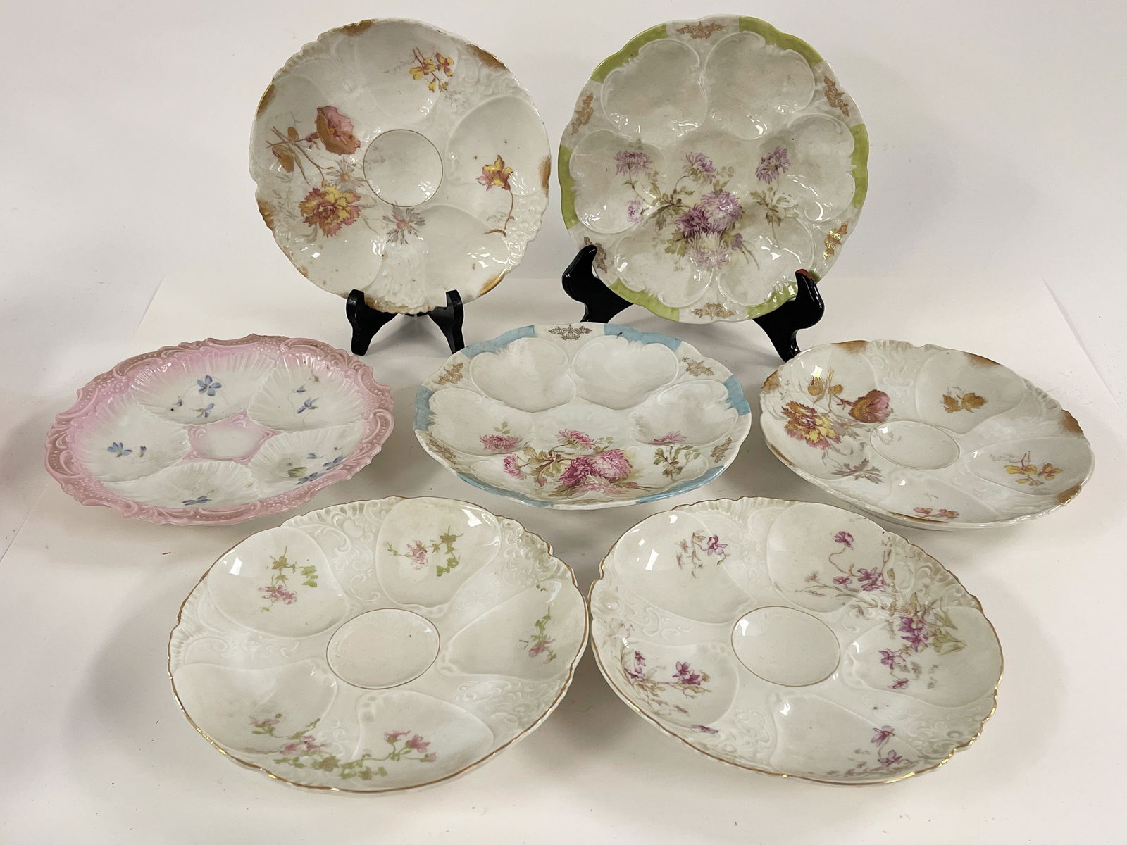 7 MISC OYSTER PLATES (1 of 5)