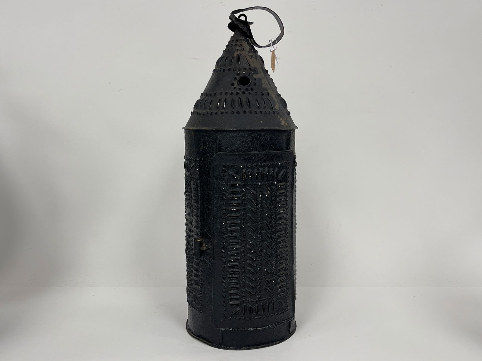 PIERCED TIN CANDLE LANTERN (1 of 4)