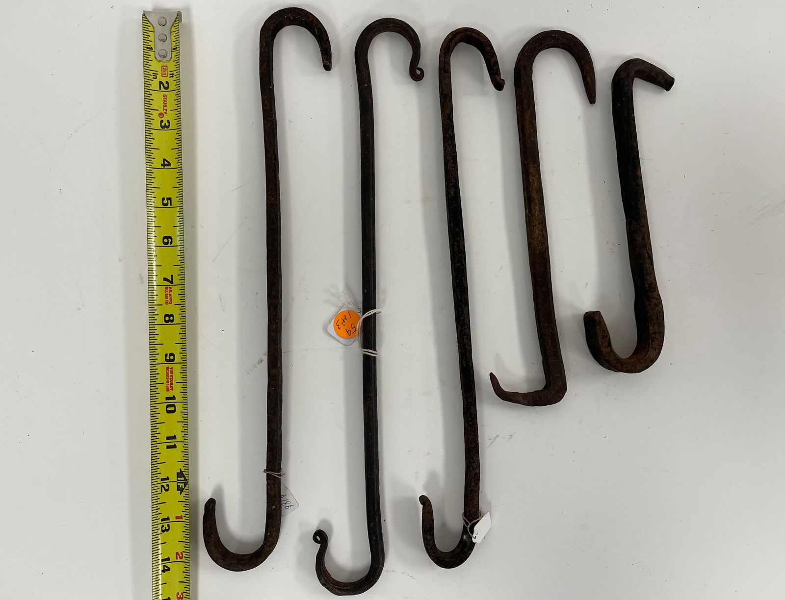 GROUPING OF S HOOKS FOR FIREPLACE POTS: GROUPING OF S HOOKS FOR FIREPLACE POTS