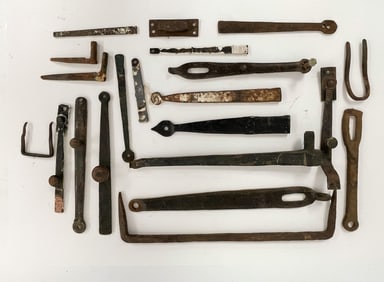 MISC IRON LOT LATCHES , ETC