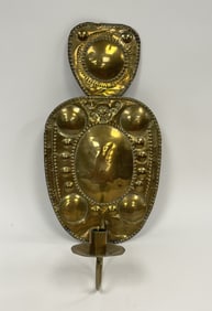 DUTCH 19TH C BRASS SCONCE