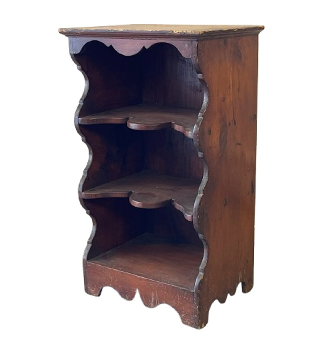 MAINE SMALL SCROLLED CUPBOARD (1 of 4)