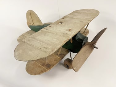 C 1920’s WOODEN BIPLANE