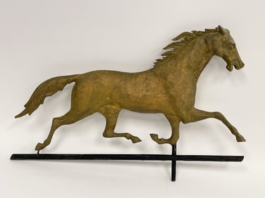 RUNNING HORSE WEATHERVANE C 1880
