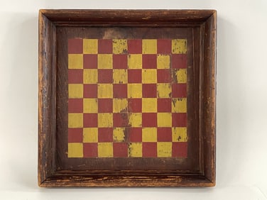 AMERICAN WOODEN CHECKERBOARD
