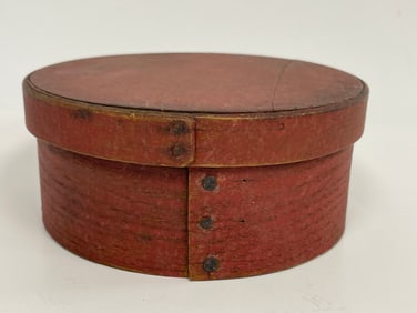 19TH C ROUND PANTRY BOX