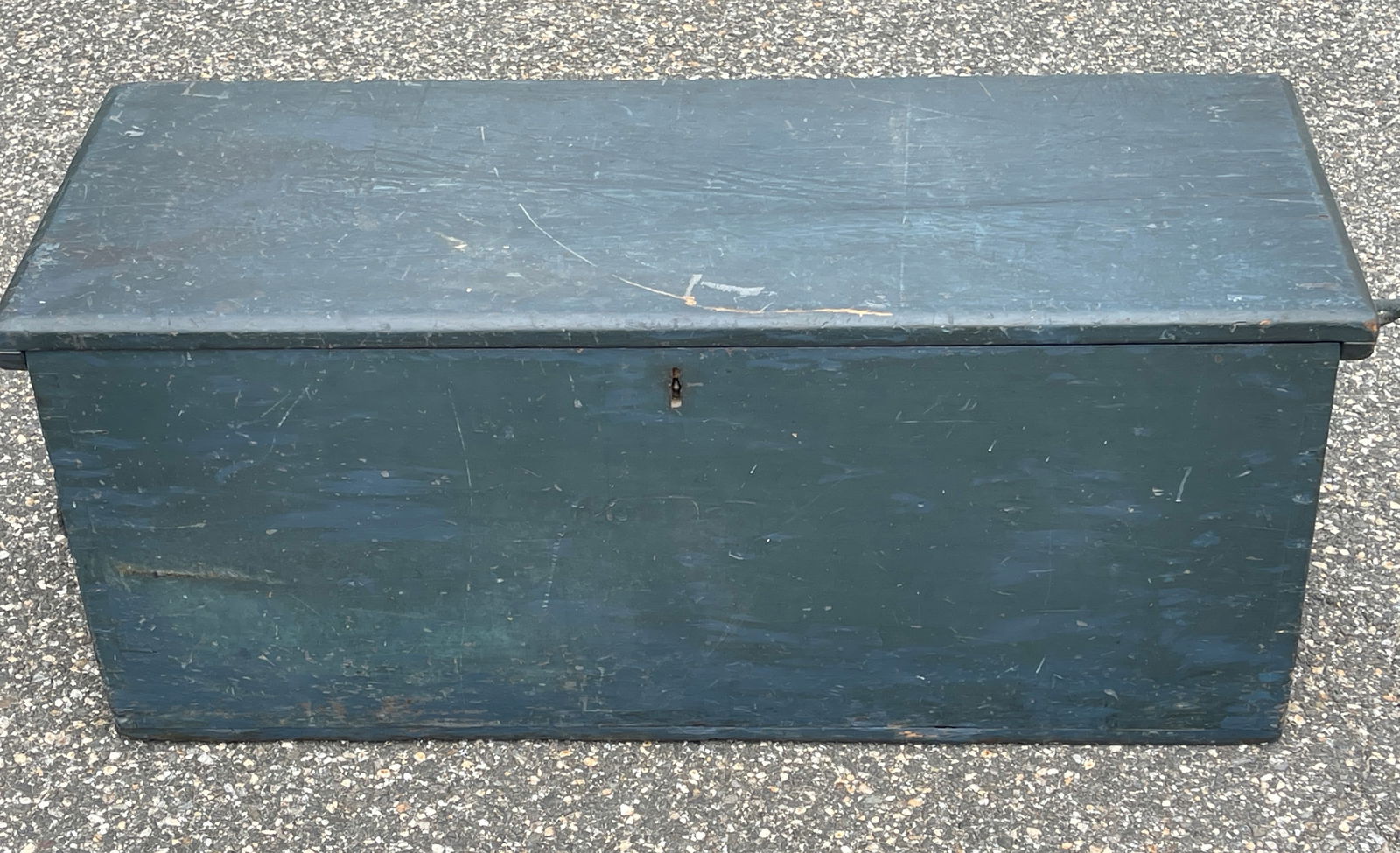 18TH C SEA CAPTAIN'S CHEST (1 of 6)