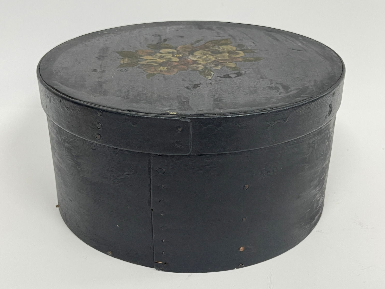 18TH C ROUND PANTRY BOX (1 of 3)