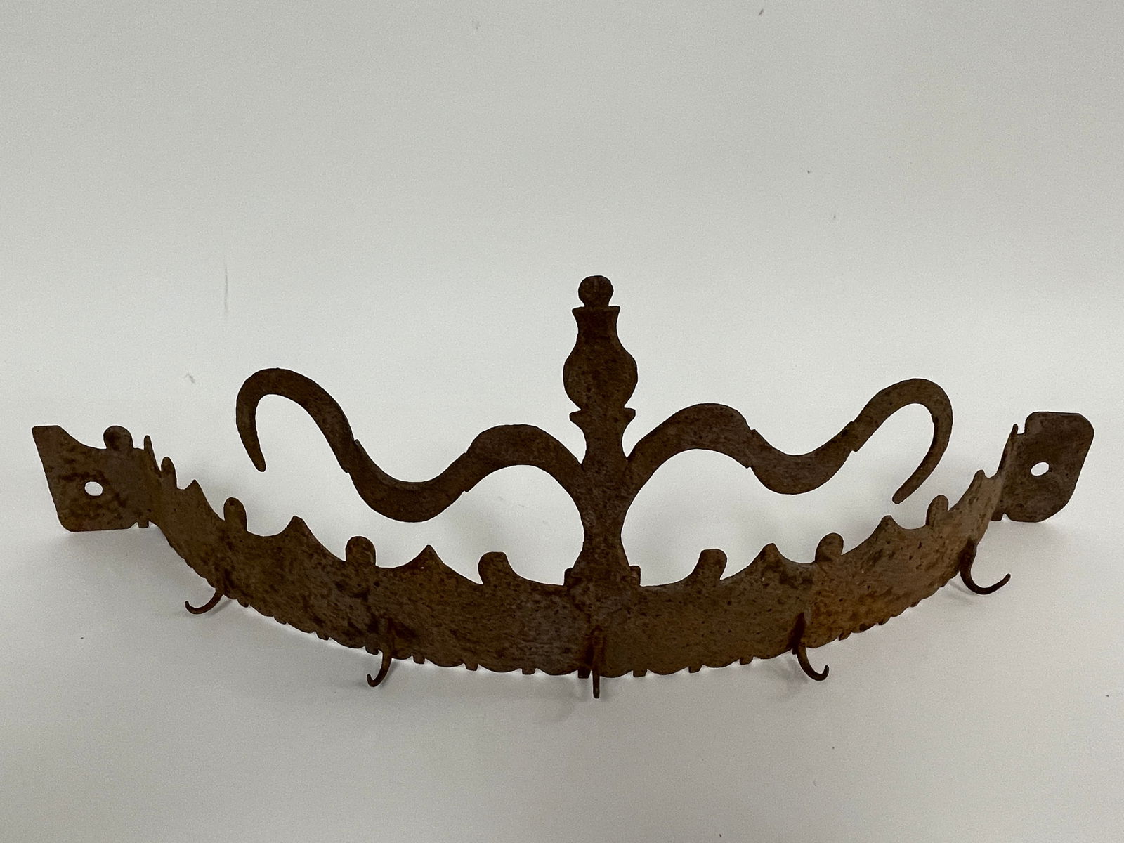 UNUSUAL FORGED IRON,  UTENSIL RACK (1 of 3)
