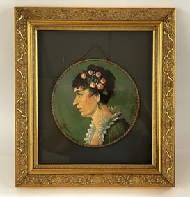 BRIAN COOLE PORTRAIT OF JOSEPHINE, NAPOLEON’S WIFE, A GIFT TO PRESENT OWNER FROM ARTIST