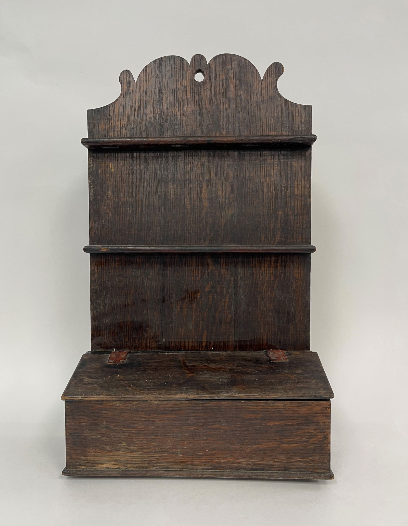 BEAUTIFUL GEORGIAN SPOON RACK W/ COVERED BOX BASE FOR STORAGE OF CANDLES (1 of 7)