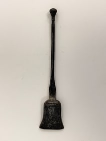 APPRENTICE MADE QUEEN ANNE MINIATURE FORGED IRON HEARTH SHOVEL
